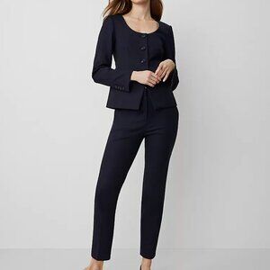 Ann Taylor Navy Blue Ankle Pants Size 4